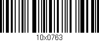 Código de barras (EAN, GTIN, SKU, ISBN): '10x0763'