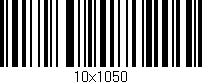 Código de barras (EAN, GTIN, SKU, ISBN): '10x1050'