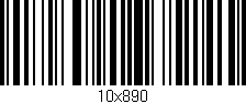 Código de barras (EAN, GTIN, SKU, ISBN): '10x890'