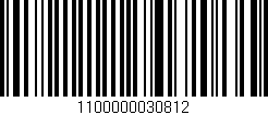 Código de barras (EAN, GTIN, SKU, ISBN): '1100000030812'
