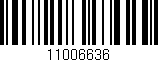 Código de barras (EAN, GTIN, SKU, ISBN): '11006636'