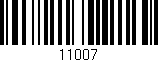 Código de barras (EAN, GTIN, SKU, ISBN): '11007'
