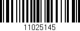 Código de barras (EAN, GTIN, SKU, ISBN): '11025145'