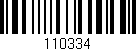 Código de barras (EAN, GTIN, SKU, ISBN): '110334'