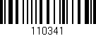 Código de barras (EAN, GTIN, SKU, ISBN): '110341'
