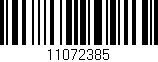Código de barras (EAN, GTIN, SKU, ISBN): '11072385'