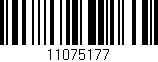 Código de barras (EAN, GTIN, SKU, ISBN): '11075177'