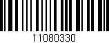 Código de barras (EAN, GTIN, SKU, ISBN): '11080330'