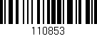 Código de barras (EAN, GTIN, SKU, ISBN): '110853'