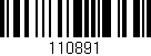 Código de barras (EAN, GTIN, SKU, ISBN): '110891'