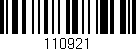 Código de barras (EAN, GTIN, SKU, ISBN): '110921'