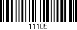 Código de barras (EAN, GTIN, SKU, ISBN): '11105'