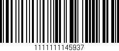Código de barras (EAN, GTIN, SKU, ISBN): '1111111145937'