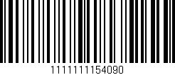 Código de barras (EAN, GTIN, SKU, ISBN): '1111111154090'
