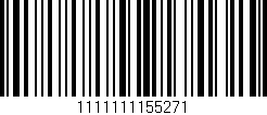 Código de barras (EAN, GTIN, SKU, ISBN): '1111111155271'