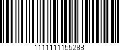 Código de barras (EAN, GTIN, SKU, ISBN): '1111111155288'