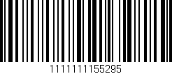 Código de barras (EAN, GTIN, SKU, ISBN): '1111111155295'
