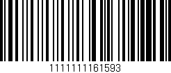 Código de barras (EAN, GTIN, SKU, ISBN): '1111111161593'