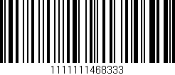 Código de barras (EAN, GTIN, SKU, ISBN): '1111111468333'