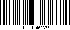 Código de barras (EAN, GTIN, SKU, ISBN): '1111111469675'