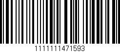 Código de barras (EAN, GTIN, SKU, ISBN): '1111111471593'