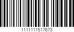 Código de barras (EAN, GTIN, SKU, ISBN): '1111111517673'