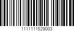 Código de barras (EAN, GTIN, SKU, ISBN): '1111111529003'