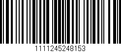 Código de barras (EAN, GTIN, SKU, ISBN): '1111245248153'