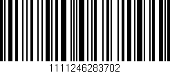 Código de barras (EAN, GTIN, SKU, ISBN): '1111246283702'