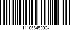 Código de barras (EAN, GTIN, SKU, ISBN): '1111866459334'