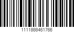 Código de barras (EAN, GTIN, SKU, ISBN): '1111888461766'