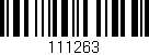 Código de barras (EAN, GTIN, SKU, ISBN): '111263'