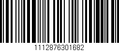 Código de barras (EAN, GTIN, SKU, ISBN): '1112876301682'