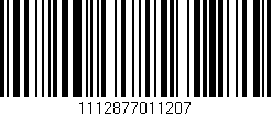 Código de barras (EAN, GTIN, SKU, ISBN): '1112877011207'