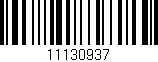 Código de barras (EAN, GTIN, SKU, ISBN): '11130937'