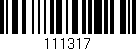 Código de barras (EAN, GTIN, SKU, ISBN): '111317'