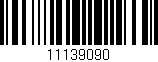 Código de barras (EAN, GTIN, SKU, ISBN): '11139090'