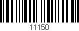 Código de barras (EAN, GTIN, SKU, ISBN): '11150'
