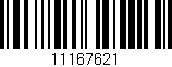 Código de barras (EAN, GTIN, SKU, ISBN): '11167621'