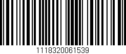 Código de barras (EAN, GTIN, SKU, ISBN): '1118320061539'