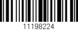 Código de barras (EAN, GTIN, SKU, ISBN): '11198224'