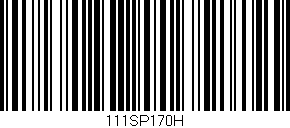 Código de barras (EAN, GTIN, SKU, ISBN): '111SP170H'