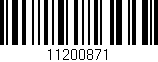 Código de barras (EAN, GTIN, SKU, ISBN): '11200871'