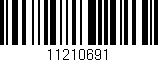 Código de barras (EAN, GTIN, SKU, ISBN): '11210691'