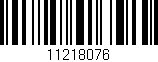 Código de barras (EAN, GTIN, SKU, ISBN): '11218076'