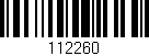 Código de barras (EAN, GTIN, SKU, ISBN): '112260'