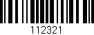 Código de barras (EAN, GTIN, SKU, ISBN): '112321'