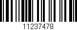 Código de barras (EAN, GTIN, SKU, ISBN): '11237478'