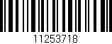 Código de barras (EAN, GTIN, SKU, ISBN): '11253718'