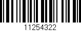 Código de barras (EAN, GTIN, SKU, ISBN): '11254322'
